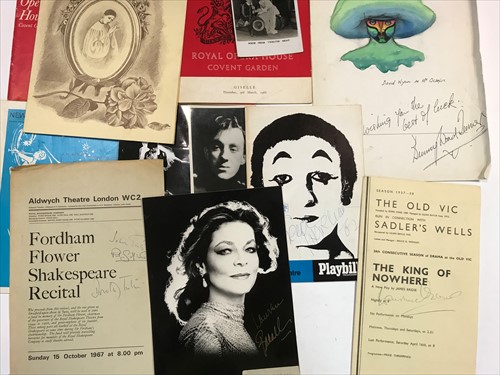 Lot 435 - Theatre ephemera.
