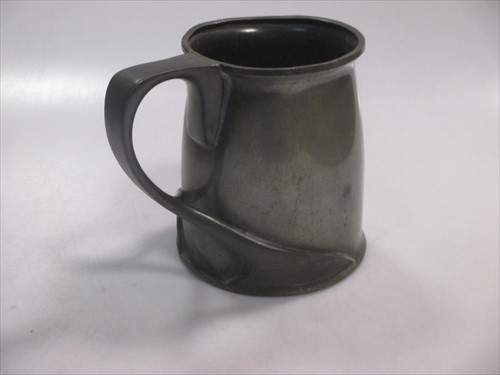 Lot 3 - A Tudric pewter pint mug, Liberty. Probably to...