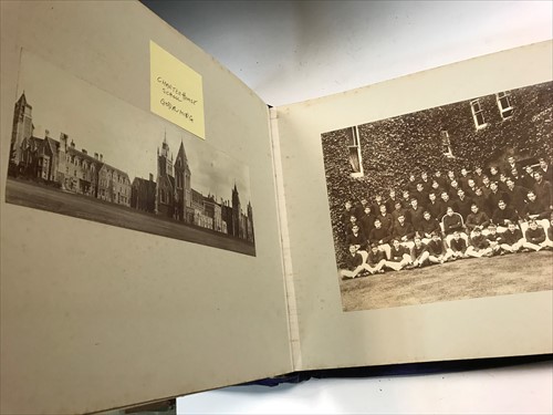 Lot 429 - An album of 38 photographs, mainly Charterhouse School circa 1906
