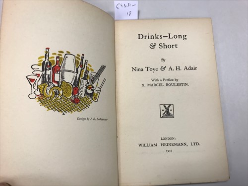 Lot 515 - TOYE (Nina) and Arthur H. ADAIR.