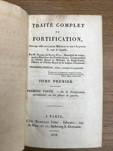Lot 188 - NOIZET DE ST PAUL