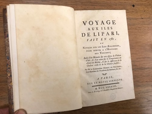 Lot 189 - DOLOMIEU (Deodat de)