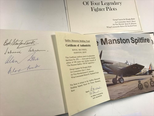 Lot 119 - [Group Captain Sir Douglas Bader]. The Manston Spitfire