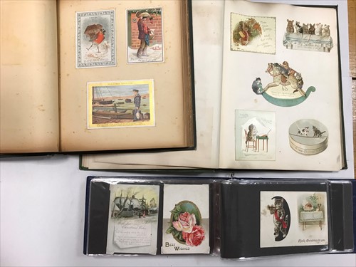 Lot 43 - A collection of various Victorian, Edwardian and later Christmas cards and postcards