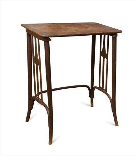 Lot 166 - Gustav Siegel for Jacob & Josef Kohn, a bentwood occasional table
