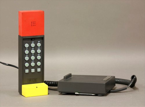 Lot 143 - Ettore Sottsass (Italian, 1917-2007), an Enorme telephone, 1986