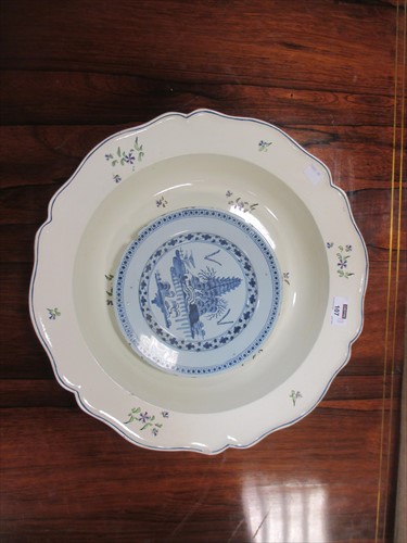 Lot 107 - An early 19th century Leeds creamware large...