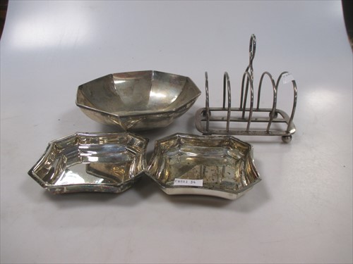 Lot 256 - An Edwardian silver mounted tortoiseshell...
