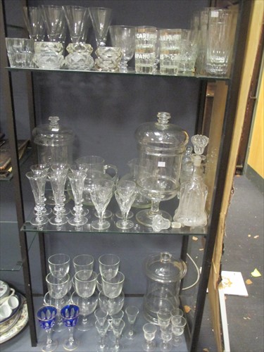 Lot 67 - A large quantity of glassware to include wines,...