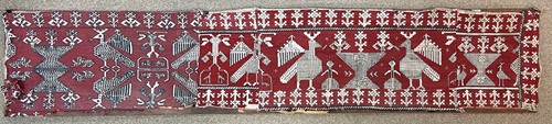 Lot 357 - A South American embroidered panel