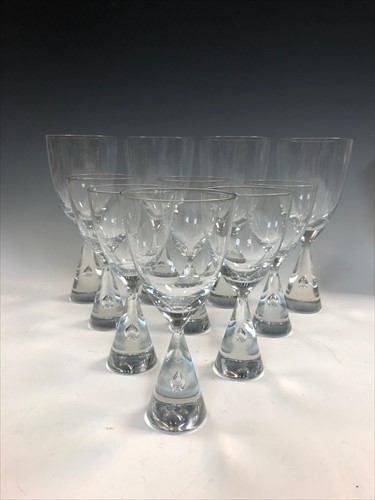 Lot 25 - A small collection of Holmegaard 'princess' stemware