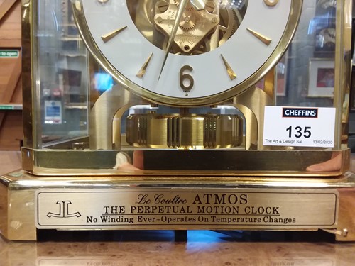 Lot 135 - A Jaeger-LeCoultre 'Atmos' clock
