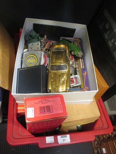 Lot 51 - Various Hornby 00 gauge trains, toy cars etc