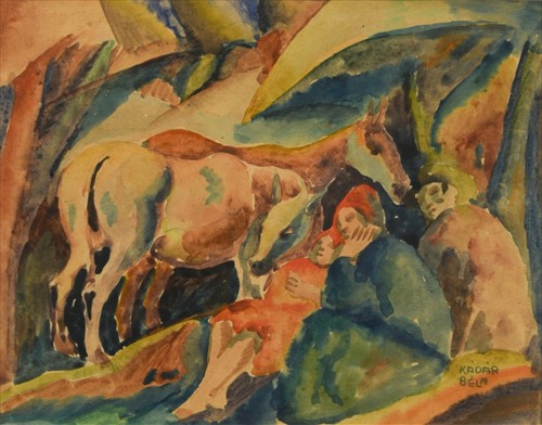 Lot 383 - Béla Kádár (Hungarian  1877-1956)