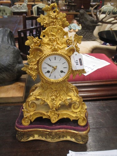 Lot 124 - An Ormolu mantel clock,1860, Albert...