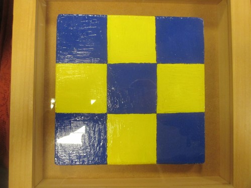 Lot 220 - Guy Charvet, British, 20th century, blue and...