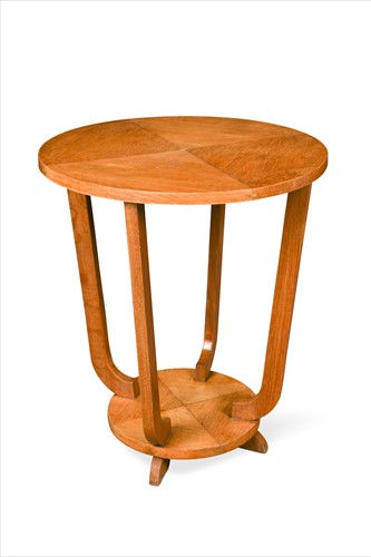 Lot 199 - An Art Deco solid-oak occasional table