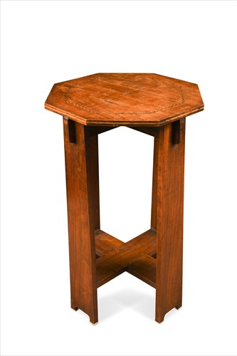 Lot 158 - In the manner of Mackay Hugh Baillie Scott, an octagonal side table