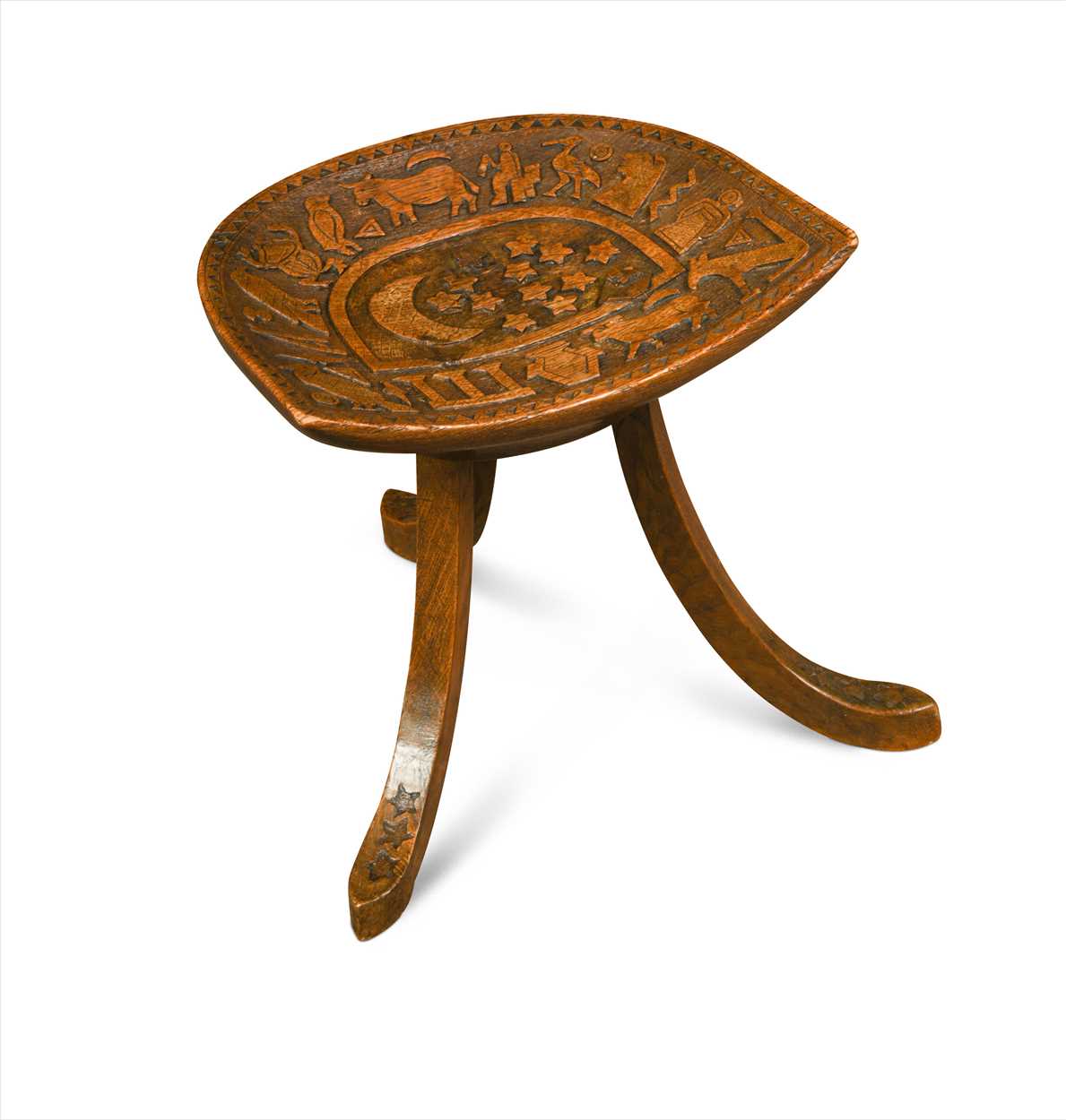 Lot 161 - Attributed to Liberty & Co., a Thebes stool
