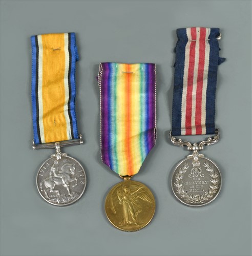 Lot 212 - A First World War military medal group