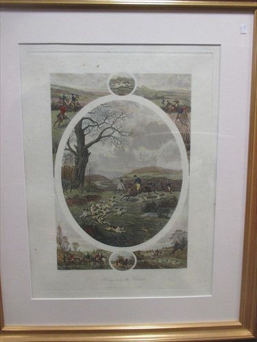 Lot 334 - A day with the Harriers, by E.G. Hester, plate...