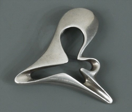 Lot 118 - Henning Koppel for Georg Jensen, a Danish metalwares brooch
