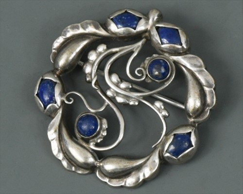 Lot 113 - Georg Jensen, a Danish metalwares brooch