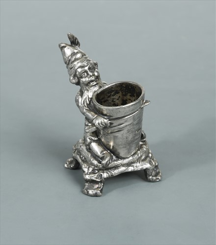 Lot 126 - A WMF electroplate novelty match holder, circa 1900
