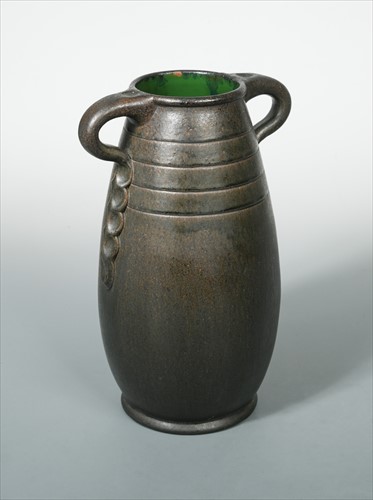 Lot 50 - Willem Brouwer, a large Art Pottery twin-handled vase, 1911