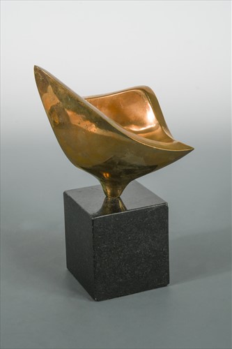 Lot 75 - Bruno Giorgi (Brazilian, 1905-1993), Bird in Flight, gilt bronze