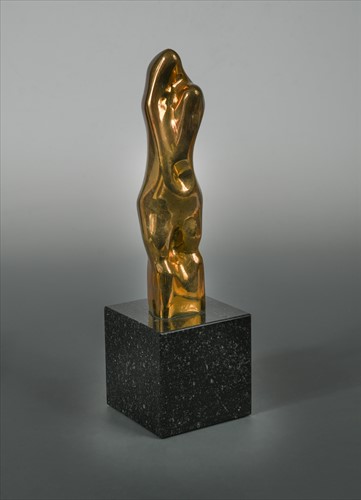 Lot 76 - Bruno Giorgi (Brazilian, 1905-1993), Standing Female Nude, gilt bronze