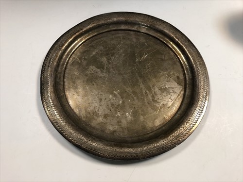 Lot 95 - An Arts & Crafts style silver salver by Liberty & Co.