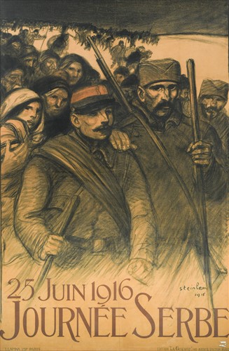 Lot 243 - Théophile Steinlen, a French WWI 'Journée Serbe' poster