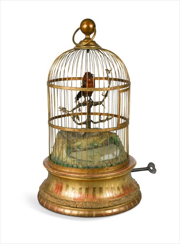Lot 223 - A Bontems singing bird automaton