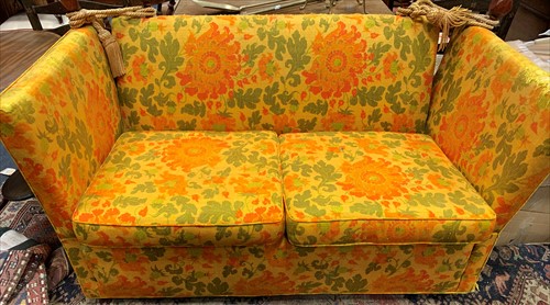 Lot 544 - A Knoll type 2 seater sofa