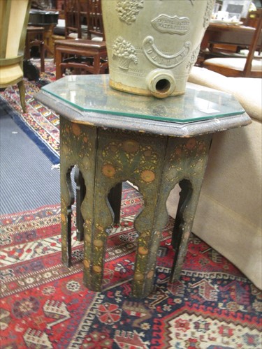 Lot 573 - An early 20th century Kashmir folding...