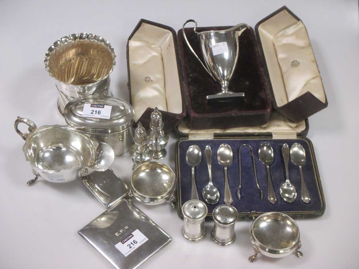 Silvetr Collection Lot 216 - A collection of silver items