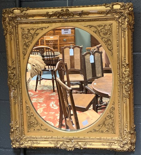 Lot 645 - A 19th century giltwood picture frame...