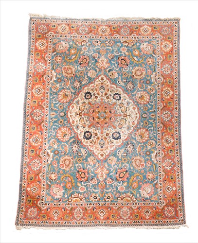 Lot 415 - A fine Tabriz carpet