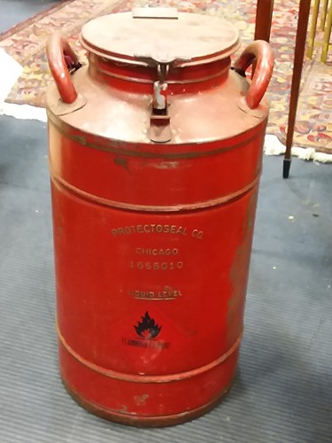 Lot 140 - A mid 20th century American icecream cannister...