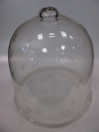 Lot 297 - A Georgian style glass and brass hall lantern