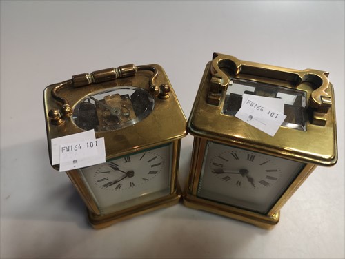 Lot 5 - A gilt brass mantel clock by Ansonia Clock Co.,...