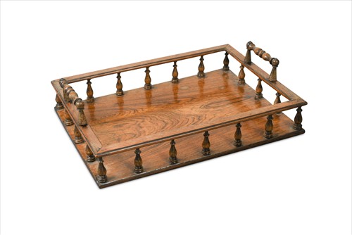 Lot 298 - A Regency rosewood book carrier
