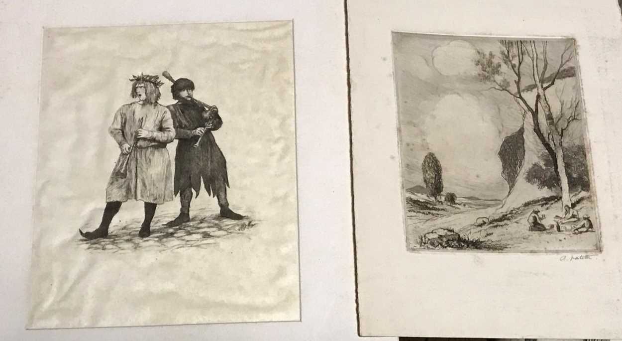 Lot 11 - Collection of loose etchings and engravings