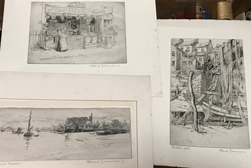 Lot 11 - Collection of loose etchings and engravings