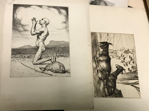Lot 11 - Collection of loose etchings and engravings