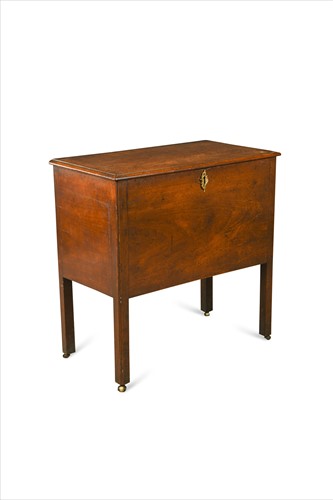 Lot 320 - A George III mahogany chest
