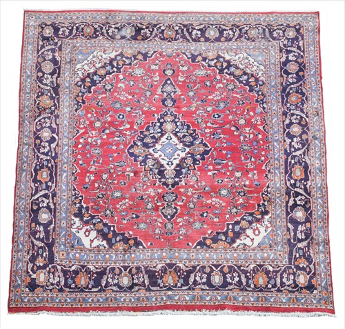 Lot 398 - A Persian carpet