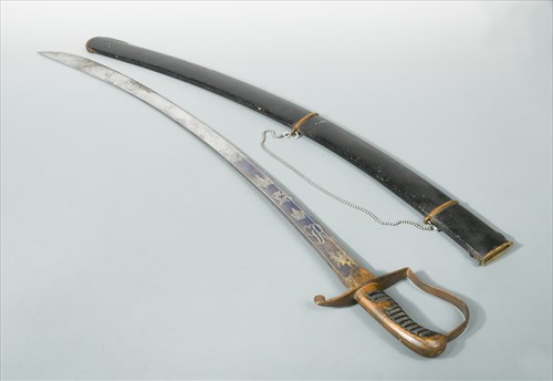 Lot 204 - A George III 1796 pattern cavalry Officer's sabre