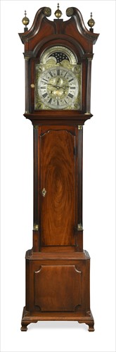 Lot 263 - An 18th century mahogany longcase clock